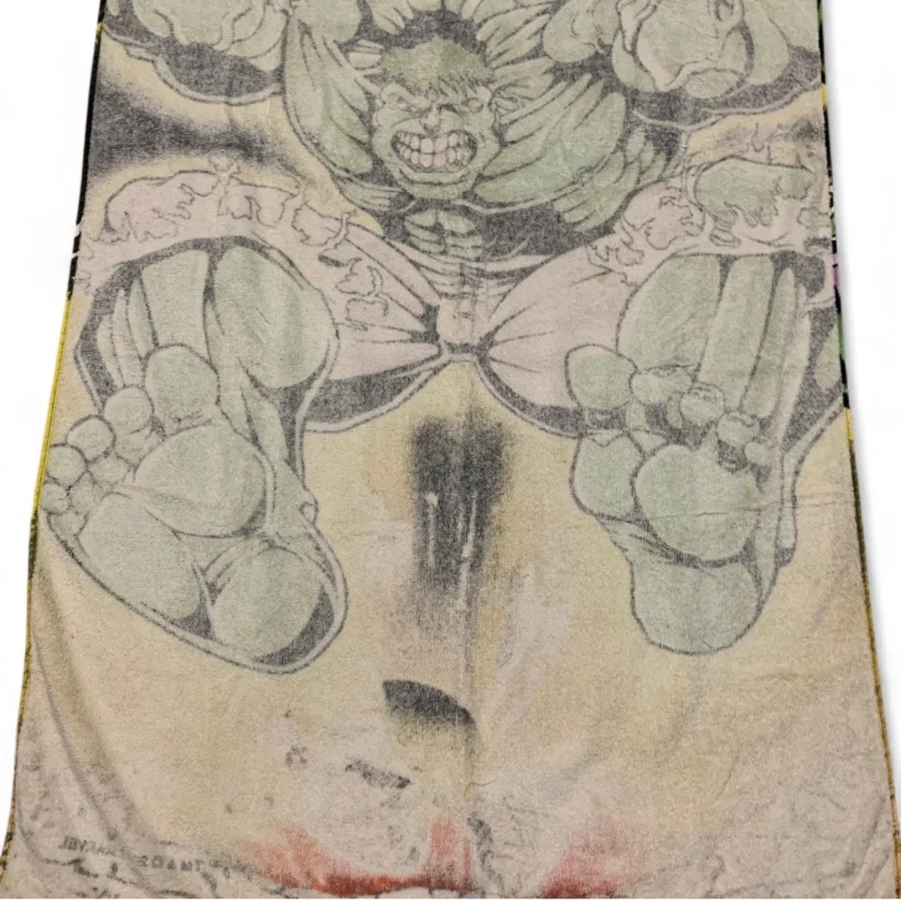 The Incredible Hulk 2003 Vtg Beach Towel Marvel Collectible 31” x 56” (Q248)